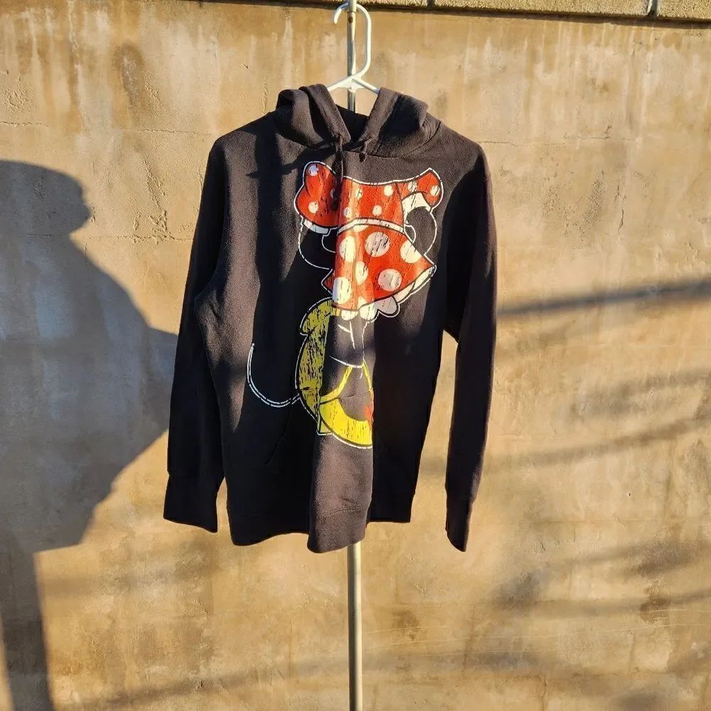Disney parks Minnie mouse hoodie with ears and bow